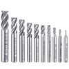 10 PCS 0.08" - 0.47" End Mills, AFUNTA 4-Flute HSS CNC Straight Shank Drill B... gallery