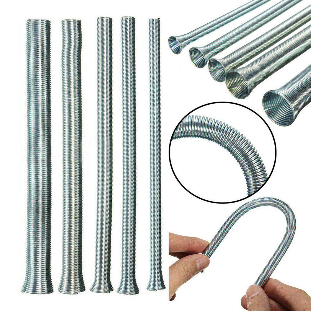 5PCS Manual Spring Tube Bender A/C Tool Set Bending Pipe Cooper Tube gallery