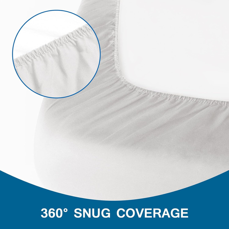 Cot Sheets 31" X 75", Cot Size Sheet Fitted with Narrow Twin/Camp Bunk/Rvs Bunk/ gallery