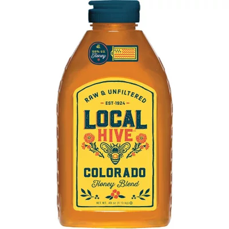 Local Hive Colorado Raw & Unfiltered Honey - 40 oz Jar gallery