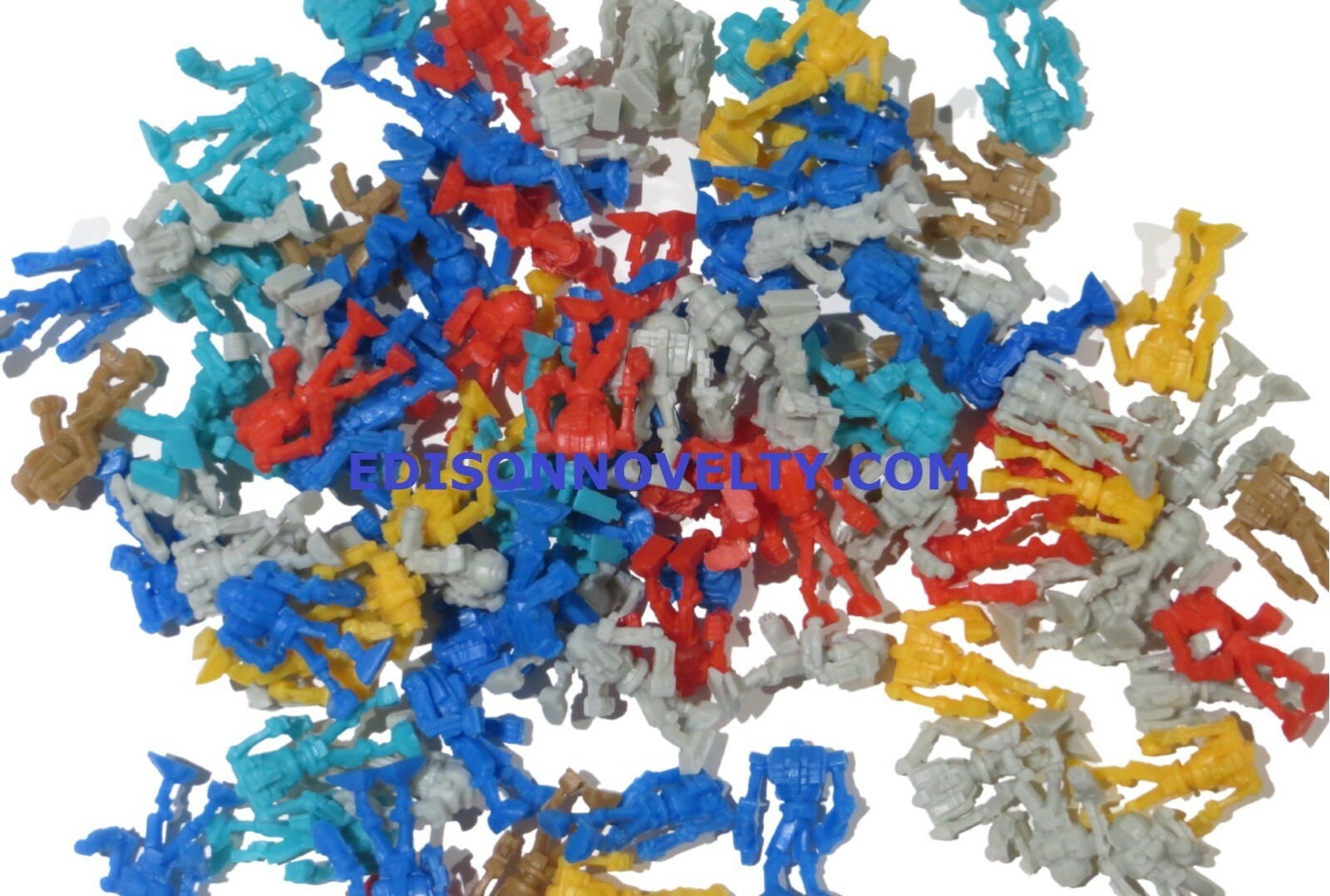 Tiny Warbots Robot Plastic Figures Bulk Pack of 100 gallery