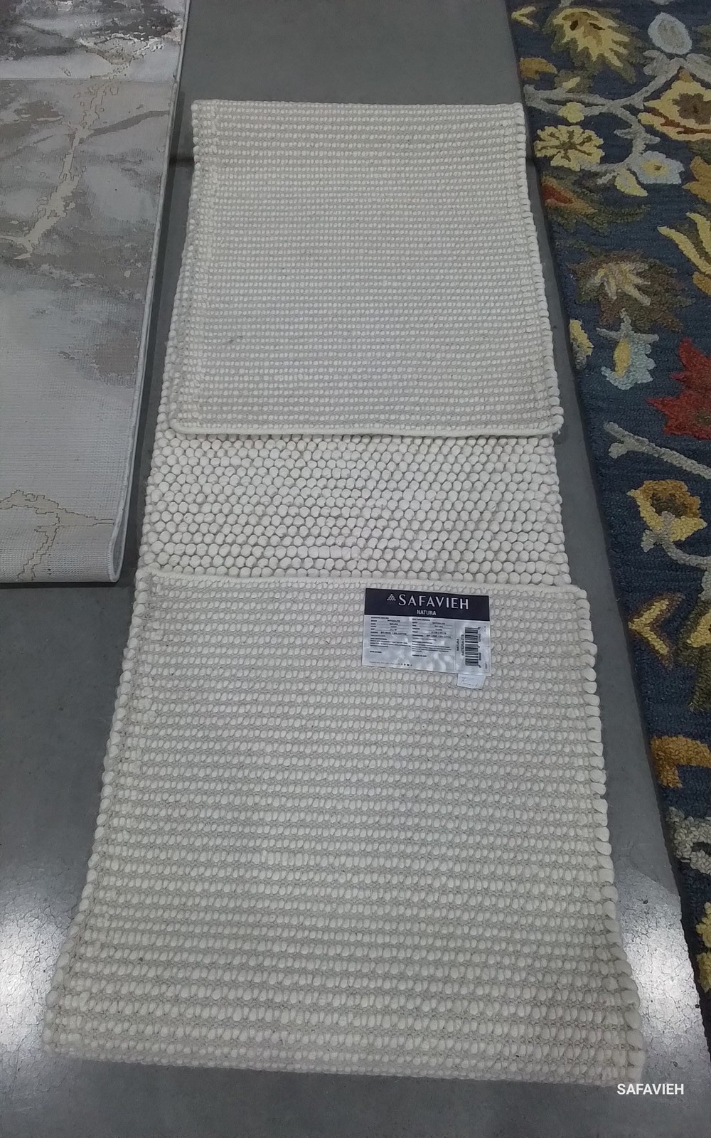 IVORY 2'-0" x 10'-0" Flaw in Rug, Reduced Price 1172801760 NAT620A-210 gallery