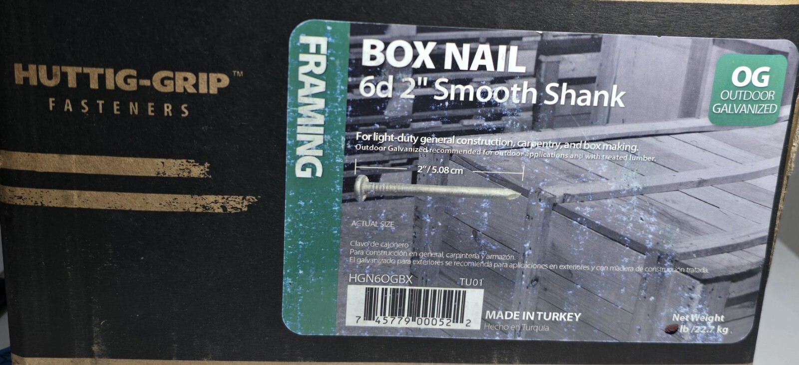 10 LBS. NAILS 6D 2” Galvanized smooth Shank Deck, Fence NAILS gallery
