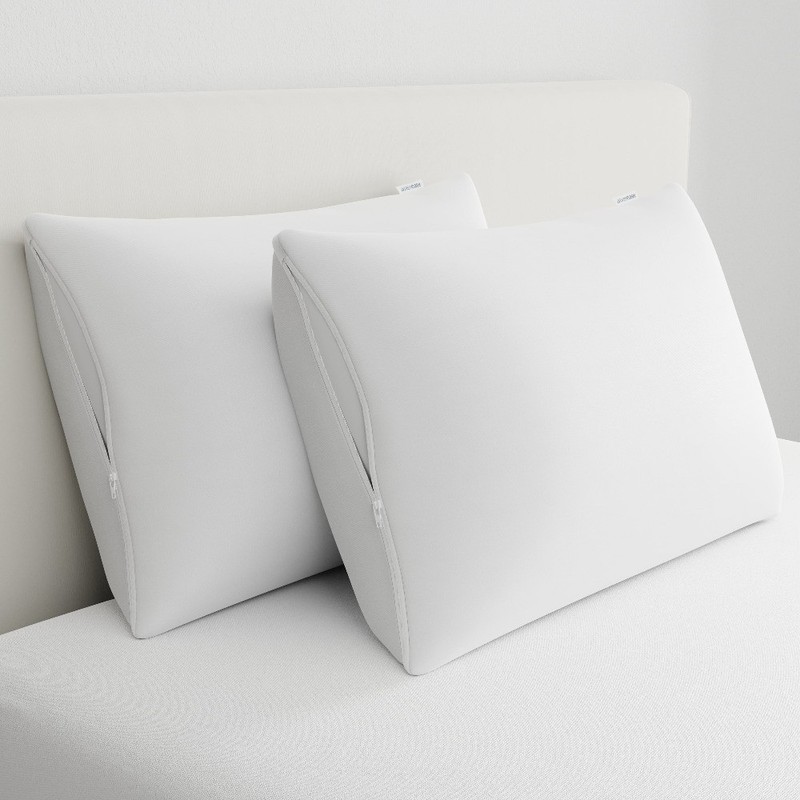 Soft & Clean Bed Pillow Cover Protector, King - Zippered, Allergy Defense gallery