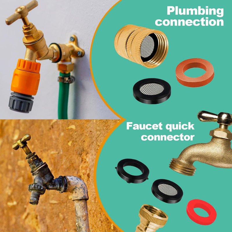 37 Size 1075 Pcs Faucet Washers & O-Rings Kit & Plumbing Gasket 3-In-1 Home Univ gallery