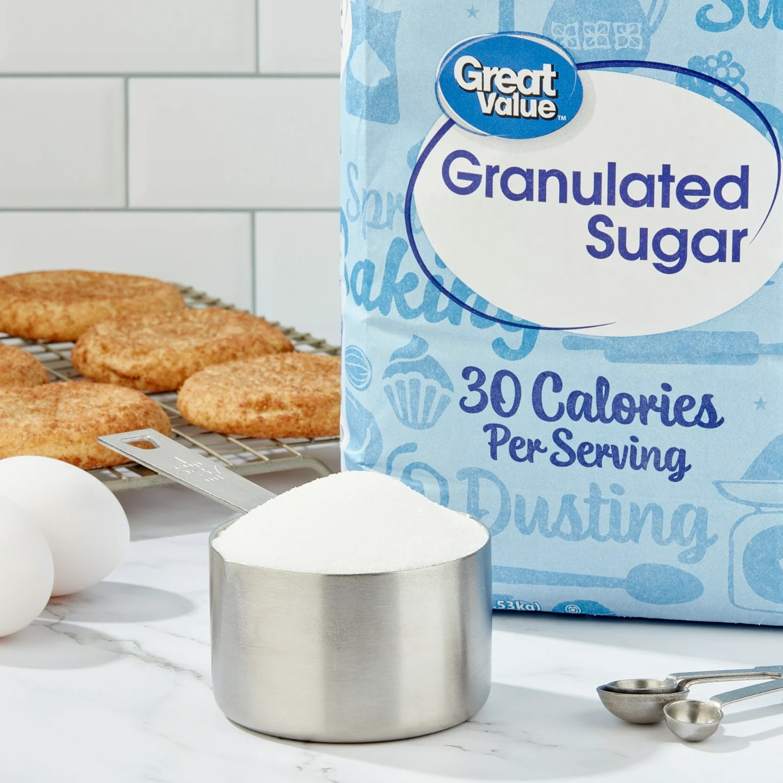 Great Value Pure Granulated Sugar, 10lb free and fast Shipping gallery
