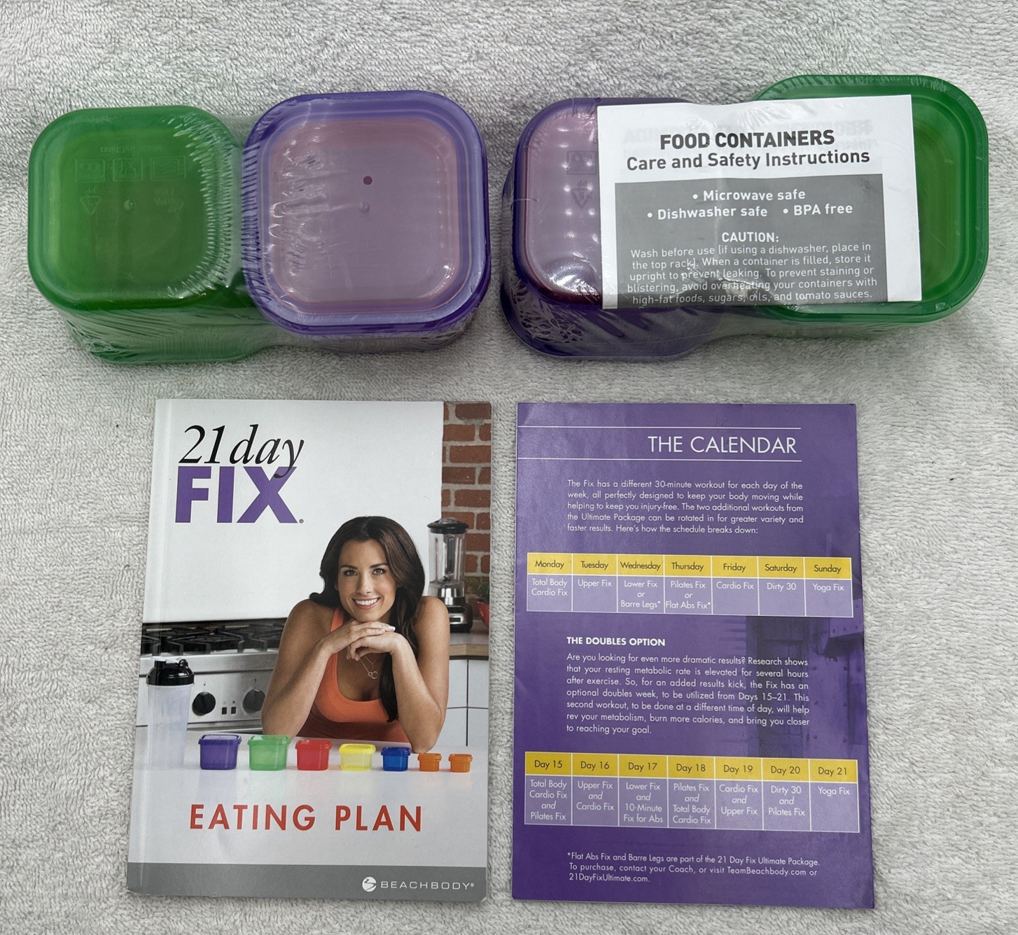 21 Day Fix Portion Containers Kit Weight Loss Body Plan Diet Beach Unopened gallery