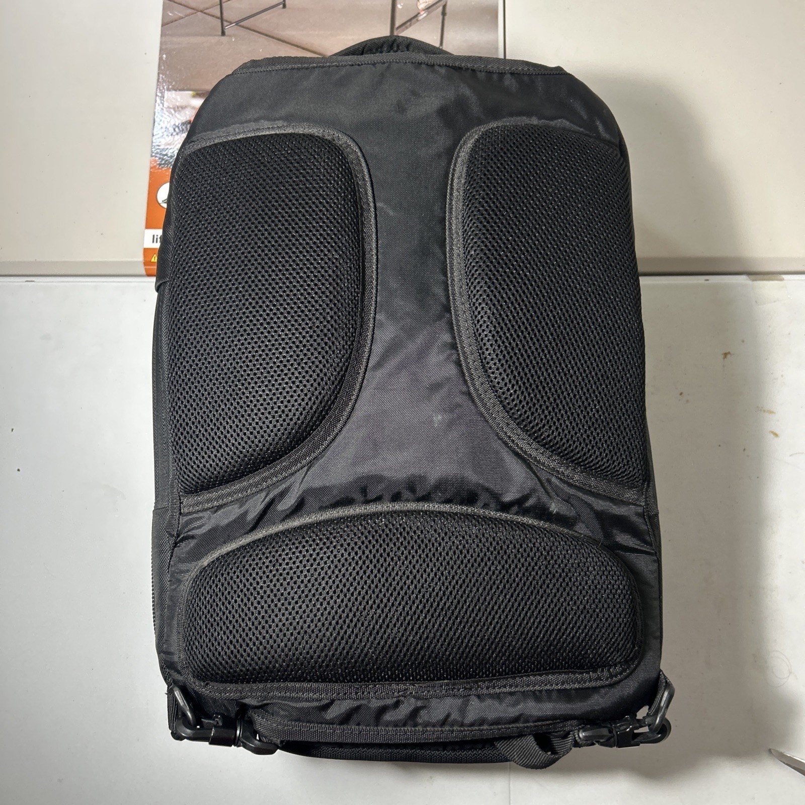 eBags TLS Pro Slim 2146 Model Laptop Backpack Black 15.5" + Cube Case Durable 3