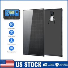 AeternaSol 200W Solar Panel Controller Kit Off-Grid Battery Power Charge Roof RV