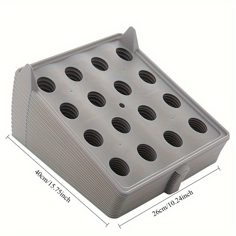 30/ 15pcs Heavy-Duty Plastic Foldable Stackable Clothes Folding Board gallery