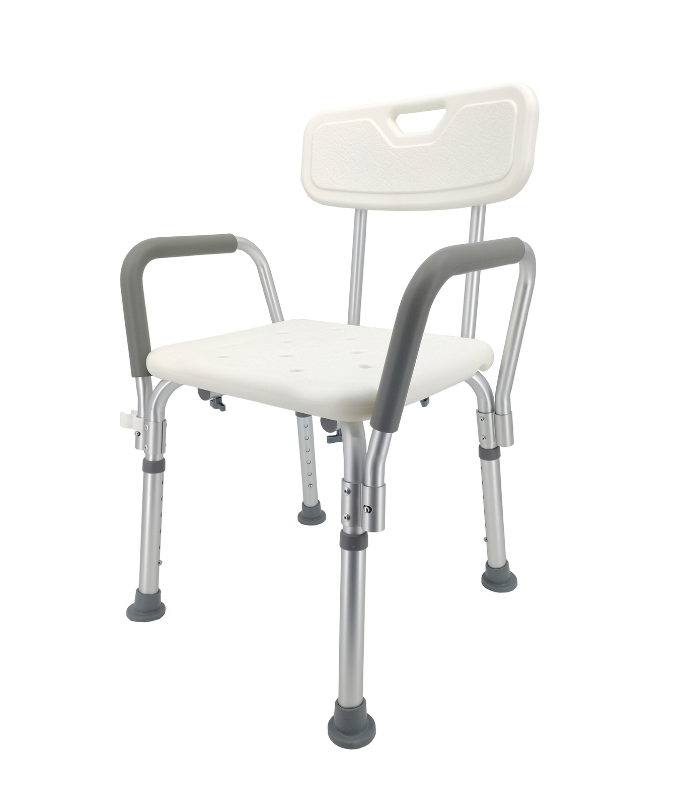 Shower Chair Bathroom Seat With Padded Armrests And Backrest Load 350 Pounds gallery