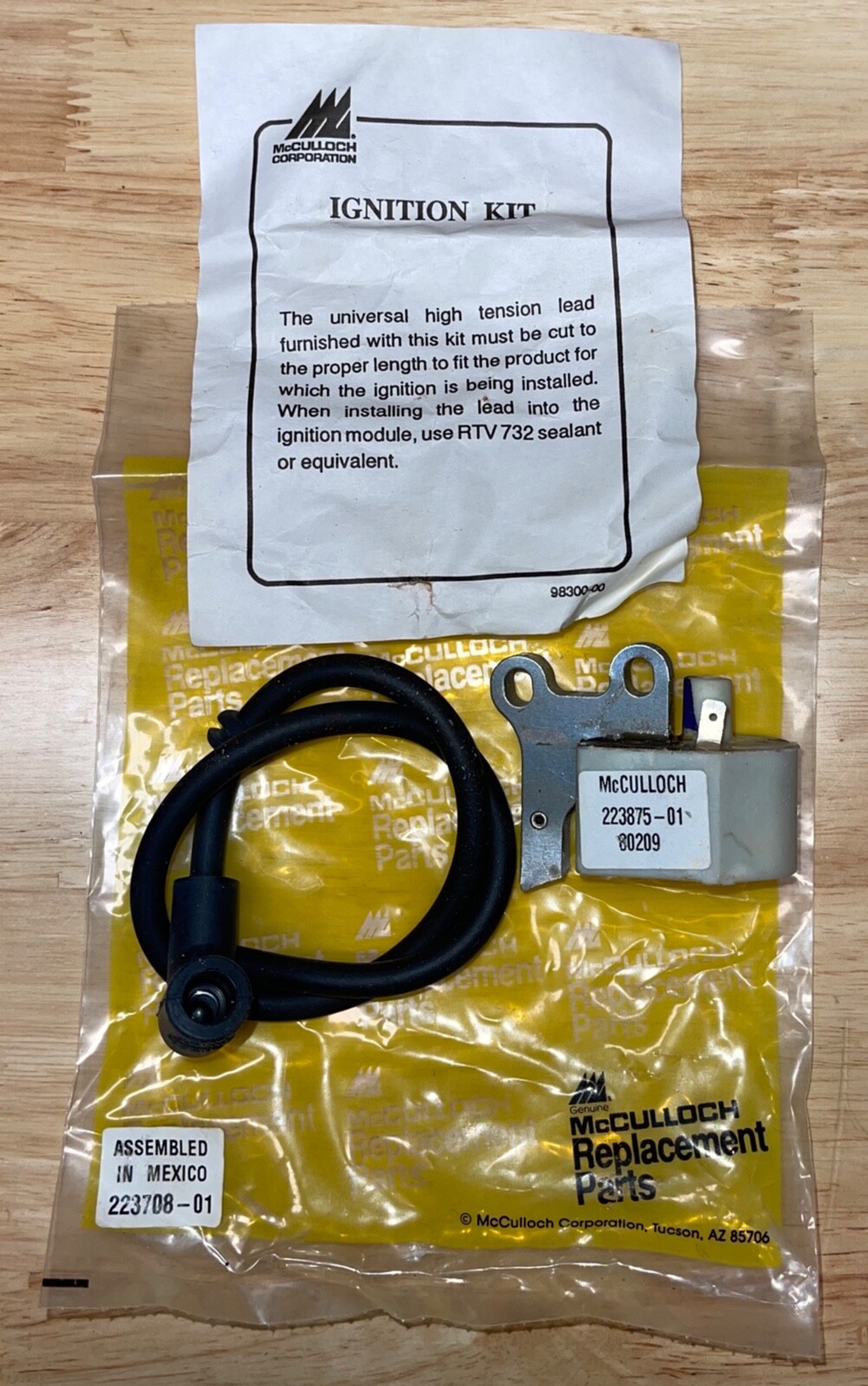 NOS OEM McCulloch Ignition Coil Module Fits ProMac 610, 10-10 700 850 800... gallery