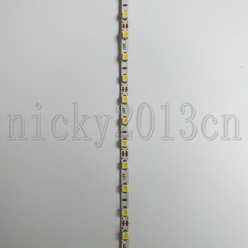 3mm Width 12V 3528 LED Flexible Strip Light Tape Narrow 96LEDs /m Non Waterproof gallery