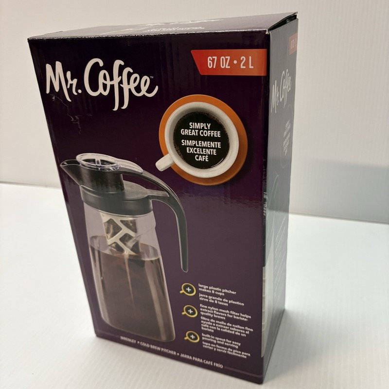 Mr. Coffee Cold Brew 67oz Coffee Pitcher Maker Barista Quality NEW gallery