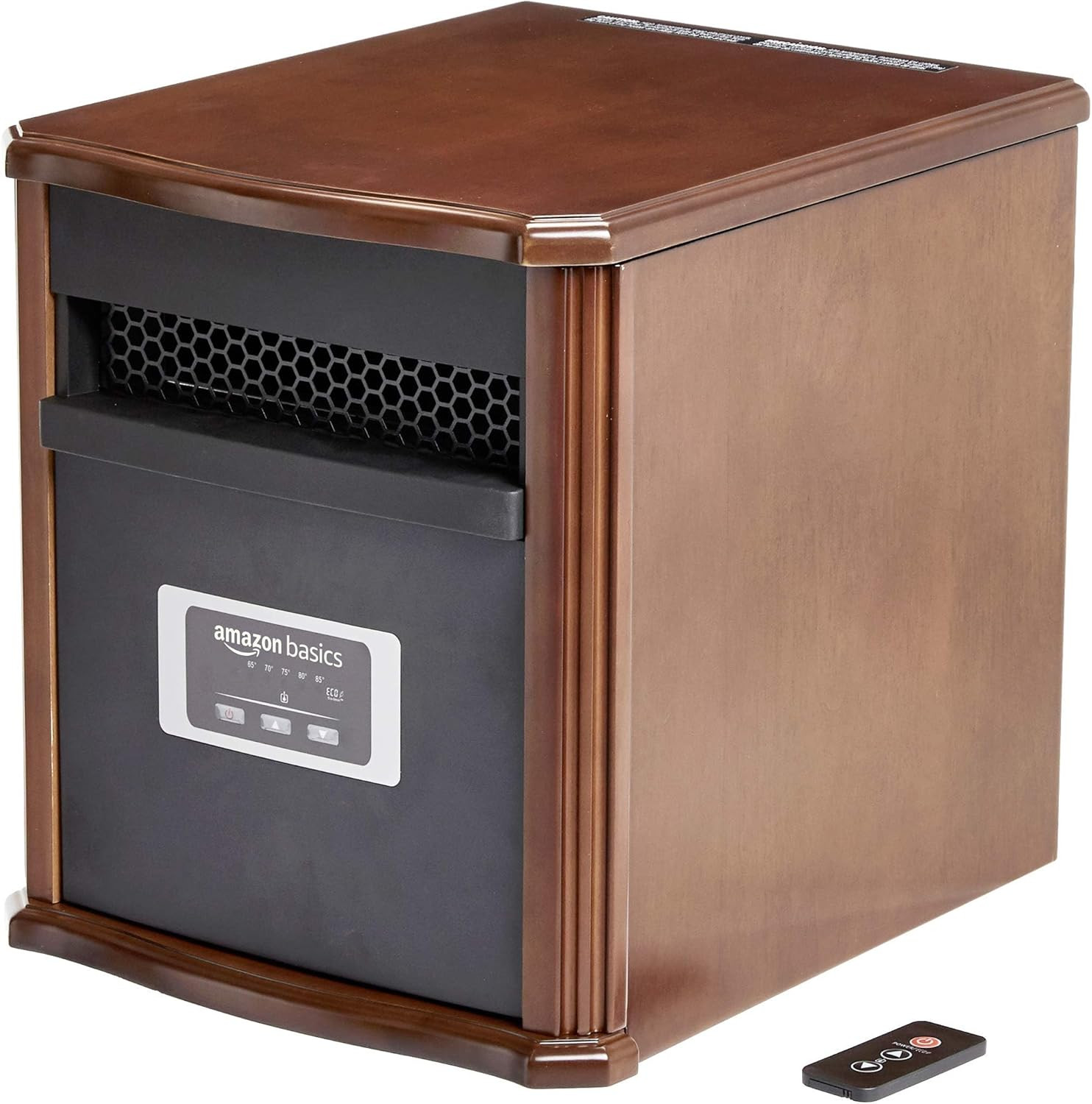 Portable Space Heater with Remote Control, Adjustable Thermostat, Indoor Use, En gallery