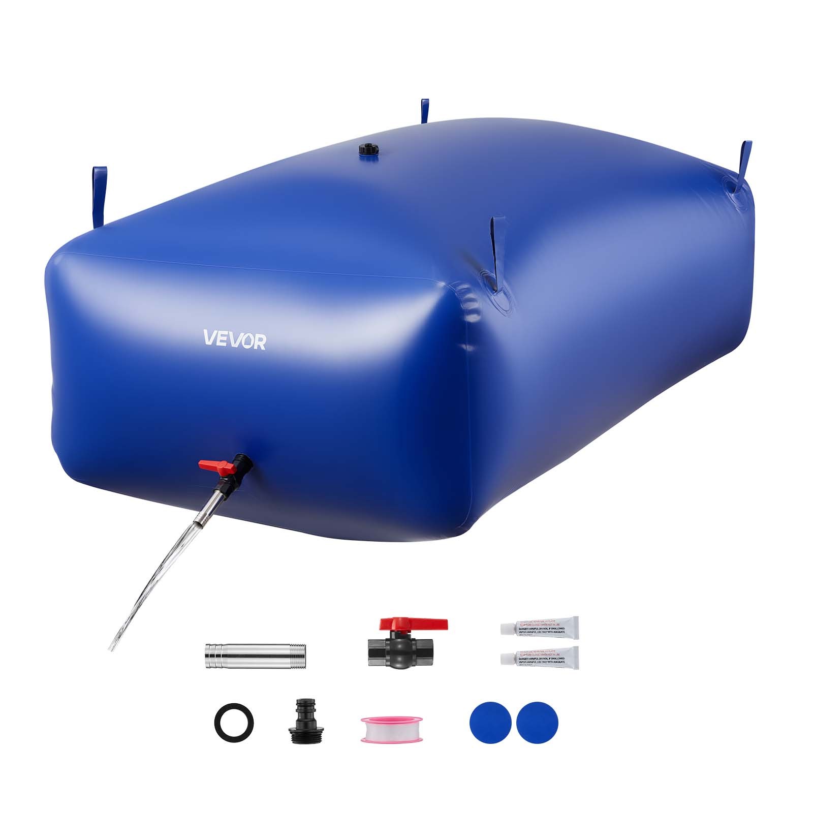 VEVOR Water Storage Bladder 264.2 Gal Foldable PVC Water Bag for Outdoor Garden gallery