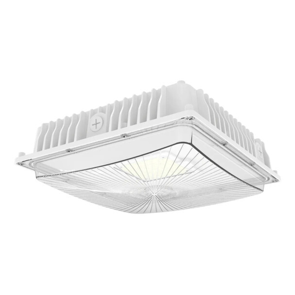 Halco 39905 LED Tamperproof Canopy Light - 40 Watt 5400Lm Color Adjust 120-277V gallery