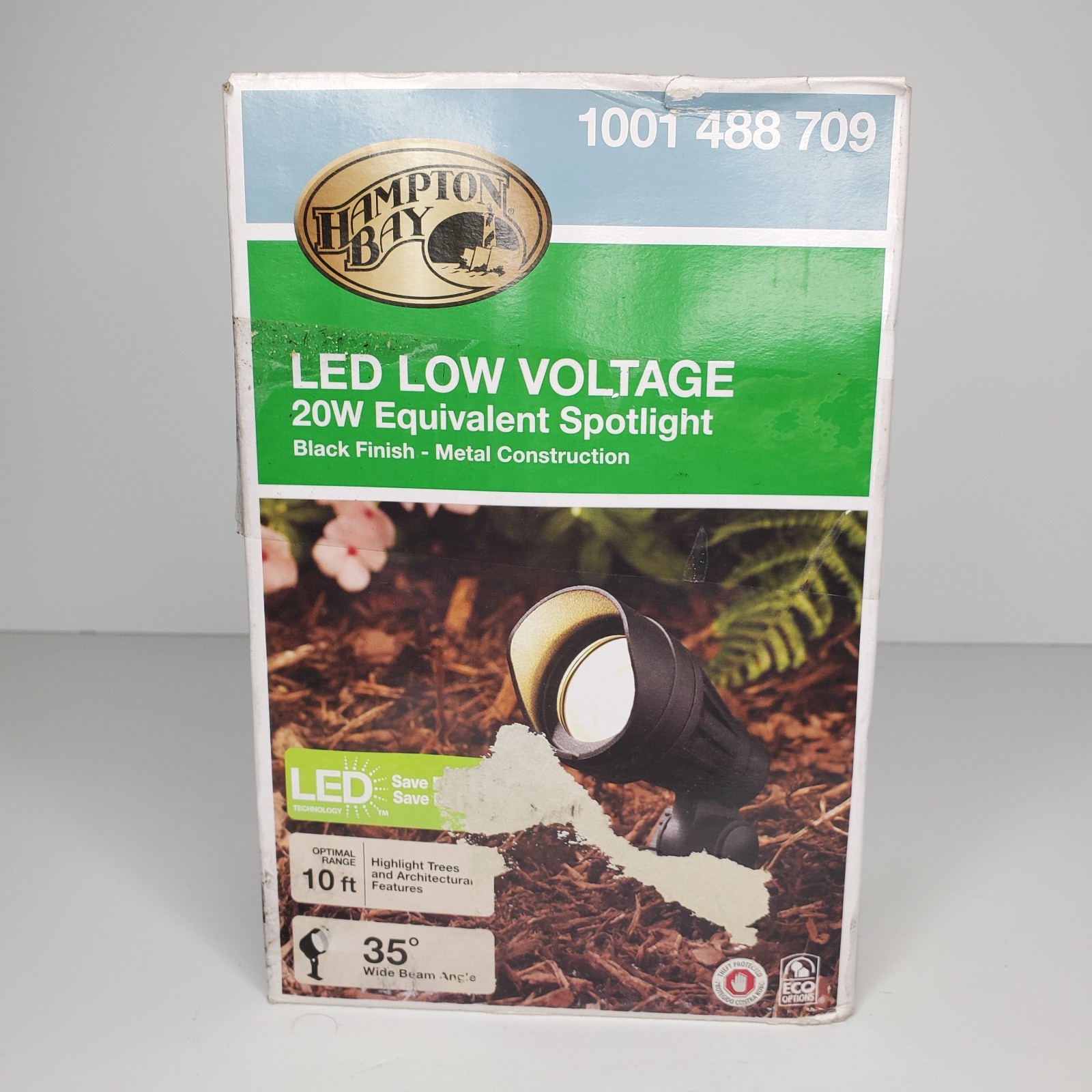 20-Watt Equivalent Low Voltage Black Integrated LED Outdoor Landscape Spot Light gallery