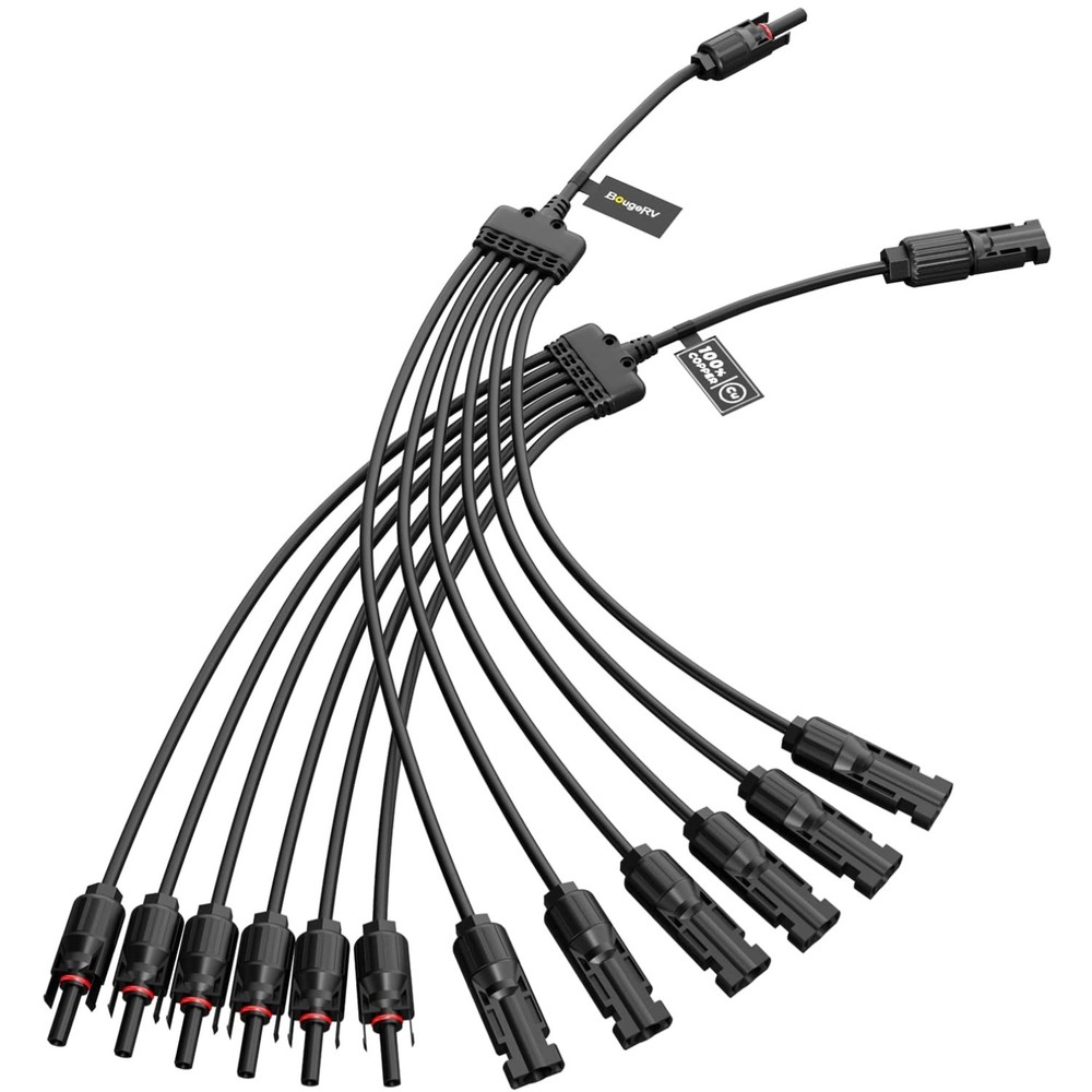Plug & Play Solar Panel Parallel Connector Set