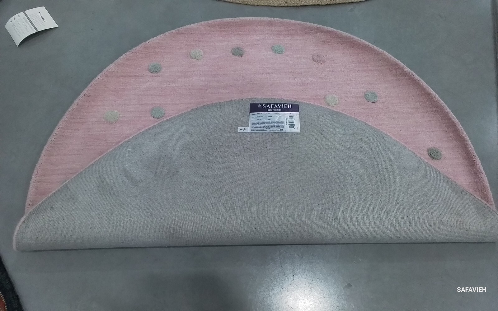 LIGHT PINK 5'-0" x 5'-0" Back Stain Rug, Reduced Price 1172776108 SFK803U-5R gallery