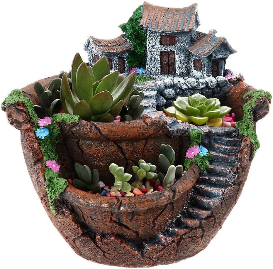 Creative Fairy Garden Flower Pot, Plant Pot, Succulent Plant Flower Pot gallery