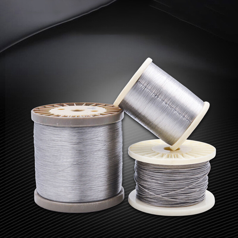304 Stainless Steel Wire Rope Cable Flexible Φ 0.3mm - 20mm 7x7 7x19 Structure gallery