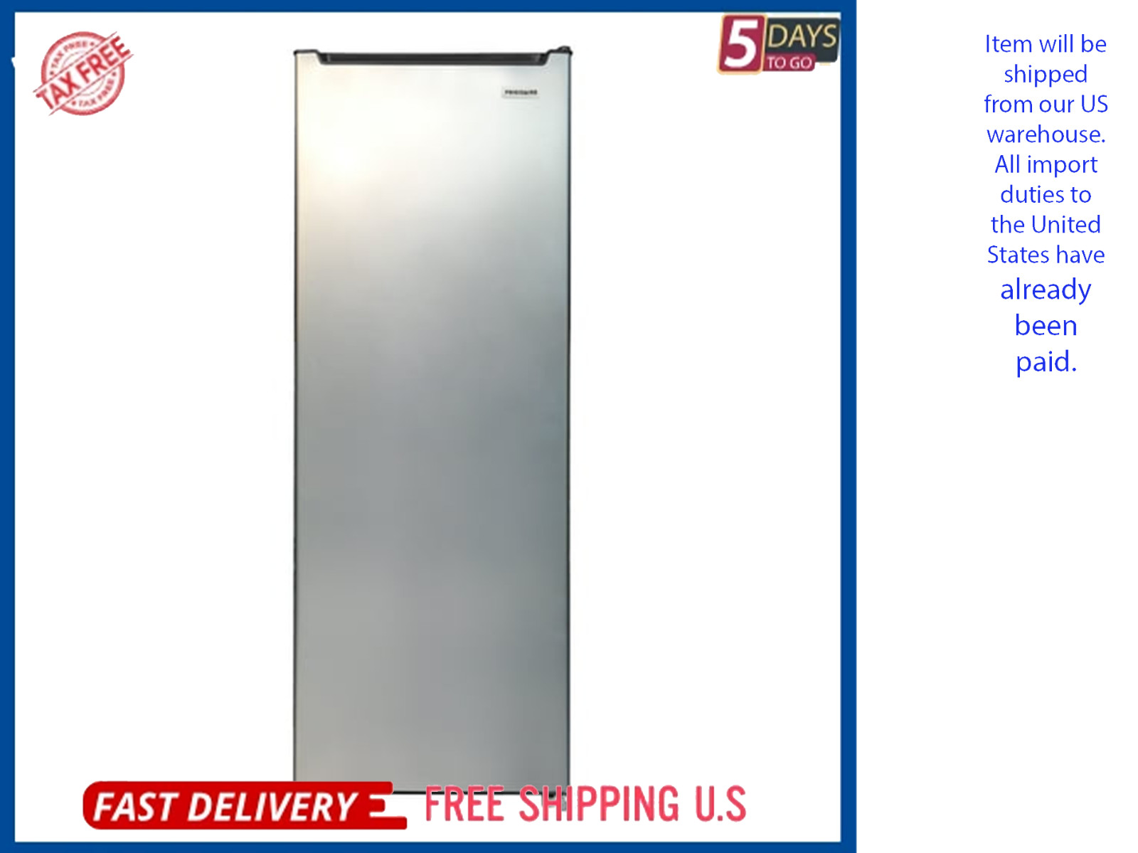 Frigidaire 6.5 Cu. ft. Garage Ready Upright Freezer, Compact Vertical Freezer gallery