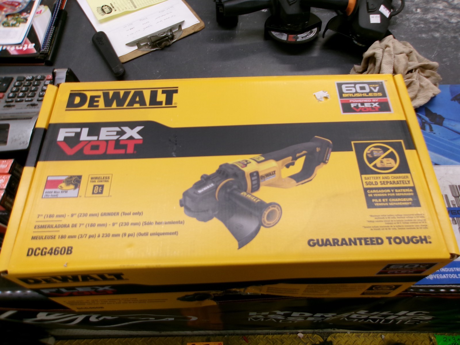 [NEW] (DCG460B) DEWALT 60V MAX* 7 "-9" Large Angle Grinder gallery