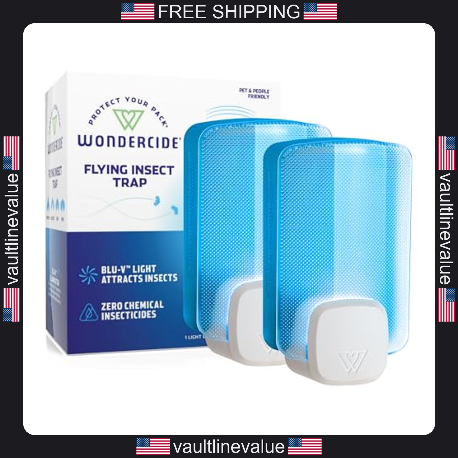 Wondercide fly trap starter kit indoor bug catcher for fruit flies gnats moths gallery