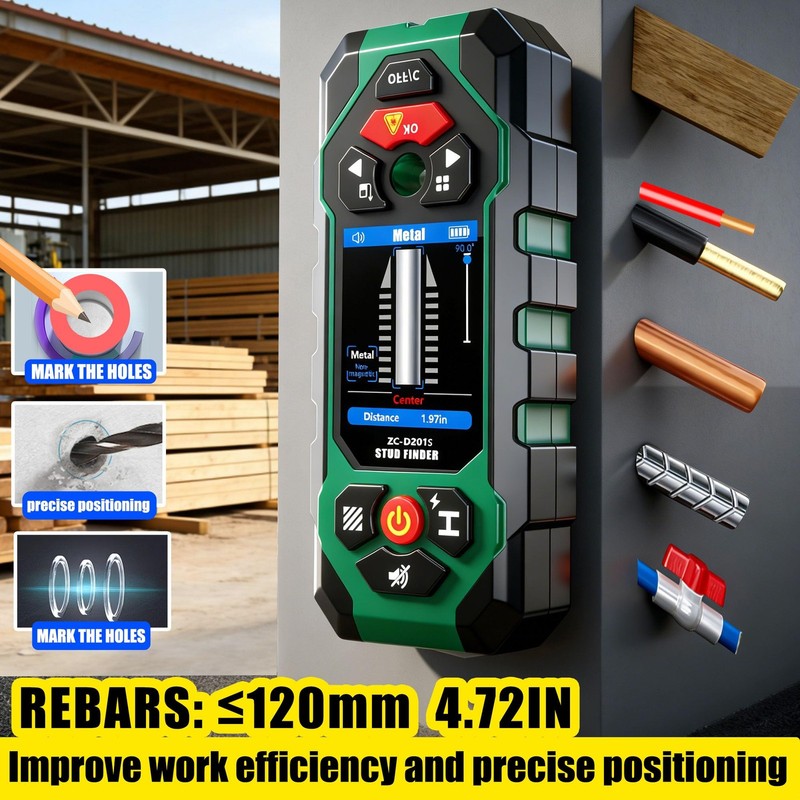 Stud Finder Wall Scanner 10 in1 Multi-Function Wall Detector Precisely Locate... gallery