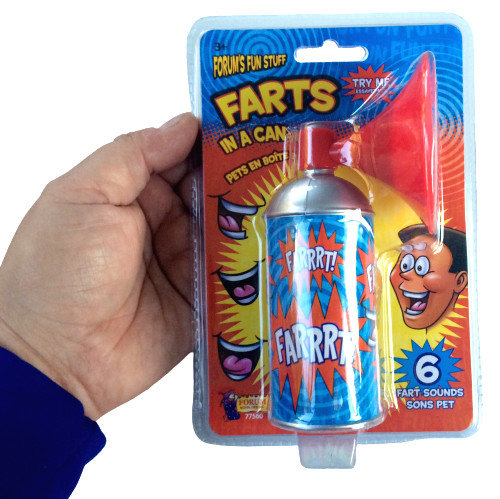 FARTS IN A CAN Button Whoopee Noise Maker Gas Joke Prank 6 Sounds Horn Machine gallery