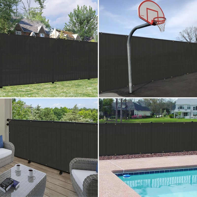8x50' Fence Privacy Screen Windscreen Garden Yard Pool Outdoor Fabric Mesh Cover gallery