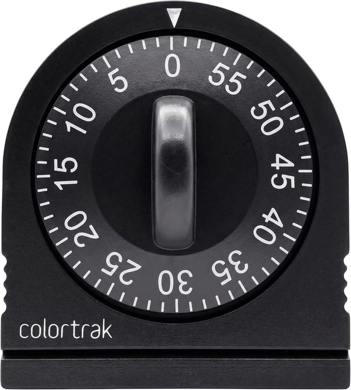 60 Minute Wind-Up Timer in Black - Simple, Durable, and No Batteries Required gallery