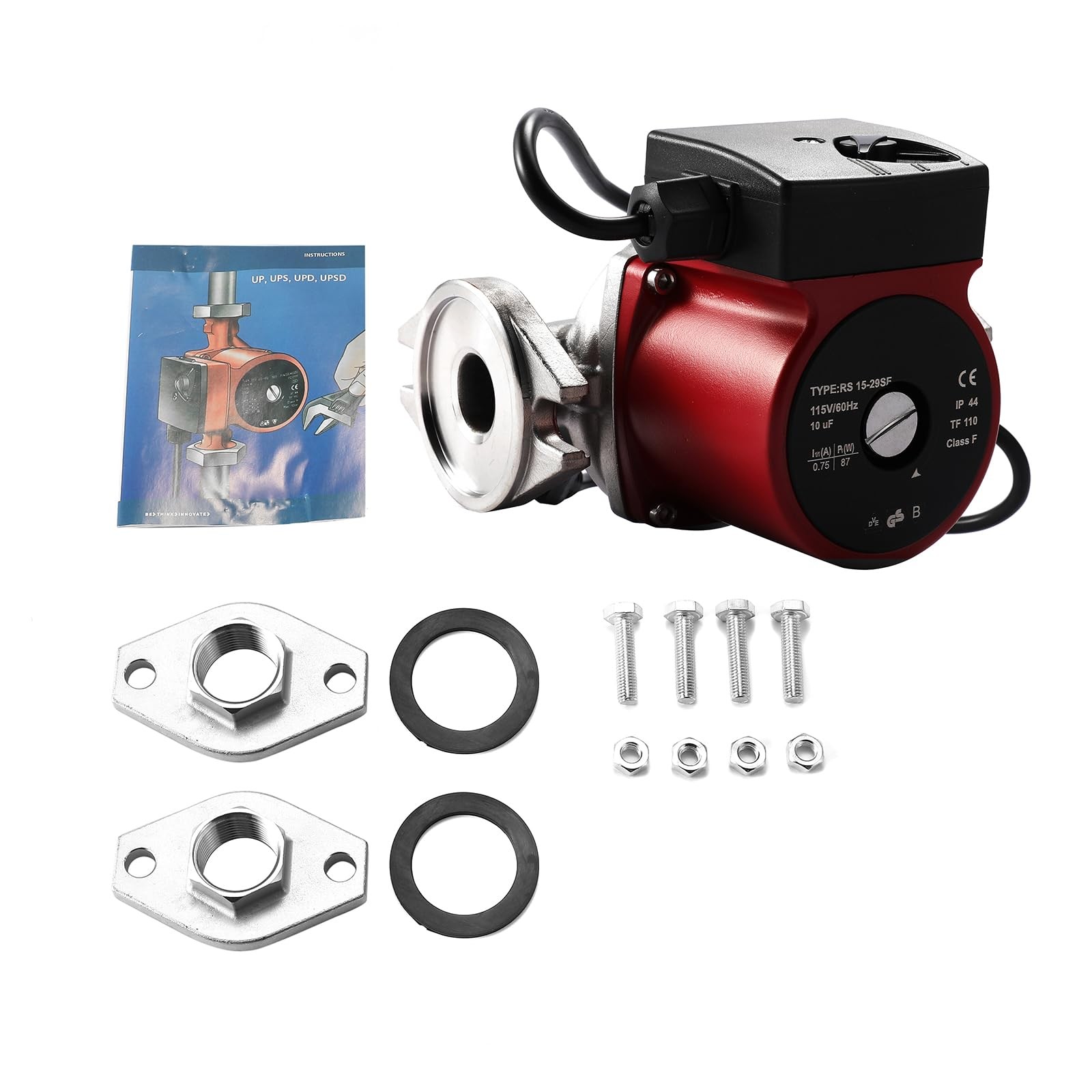 ZFQPTO 59896771 Single Phase Water Circulator Pump Fits for Grundfos UP15-29SF gallery