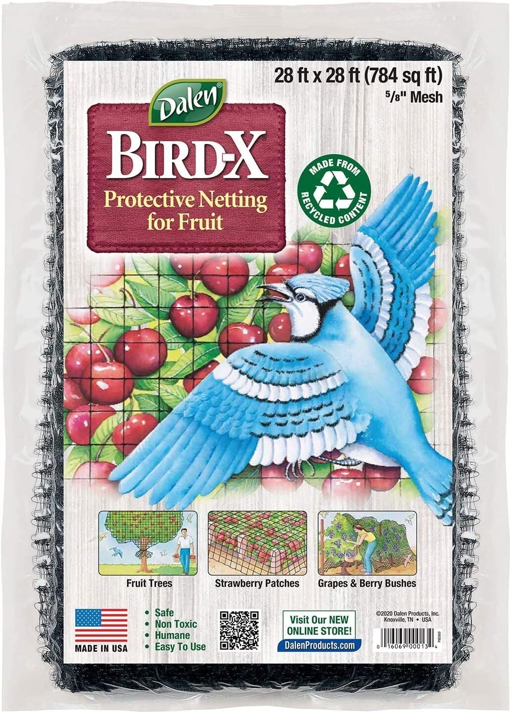 Dalen Bird X Protective Mesh Netting - Keep Birds and Pests Away 28 ft. x 28 ft. gallery