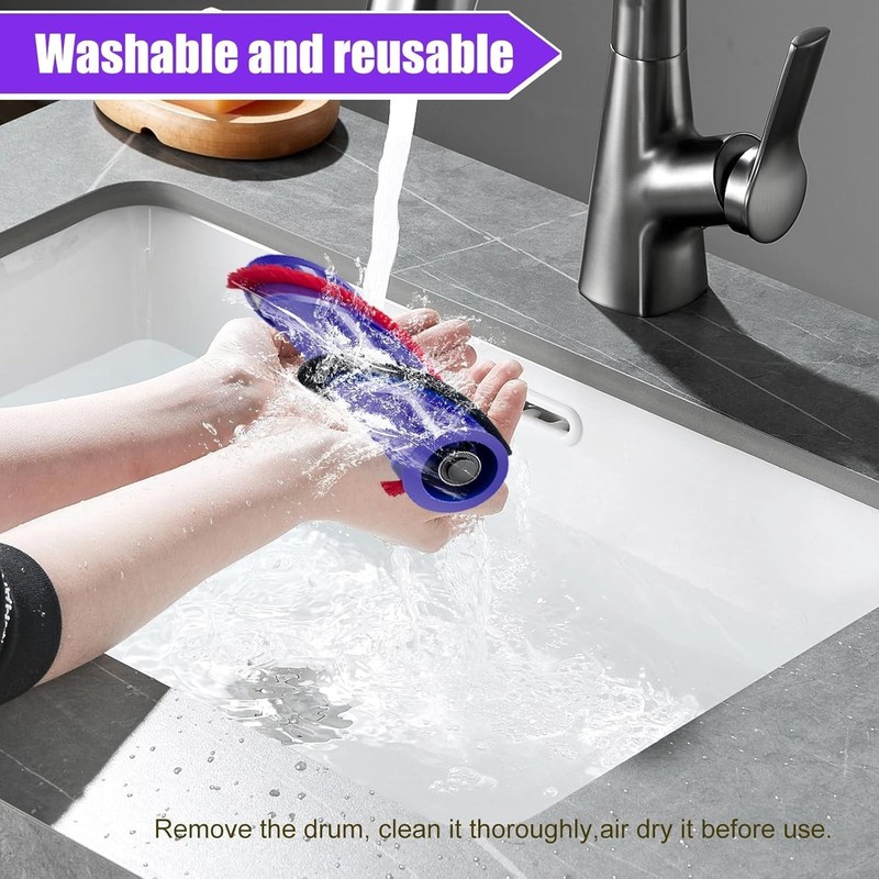 Direct Drive Brush Head Quick-Release Motorhead Cleaner Head for Dyson V7 V8 ... gallery