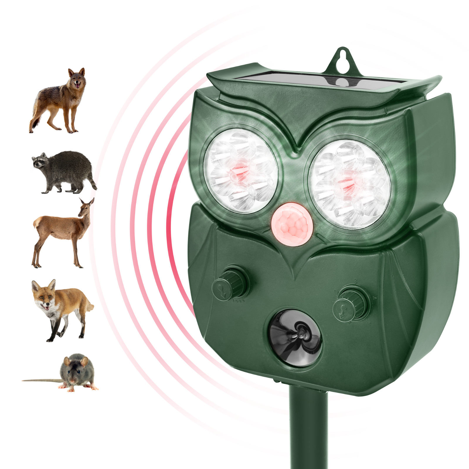 Guard Dog Ultrasonic Animal Repeller – Waterproof Pest Deterrent for Outdoor Use gallery