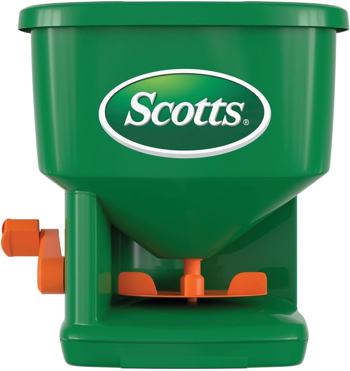 Scotts Whirl Hand-Powered Spreader - for Grass Seed, Lawn Fertilizers, Salt, and gallery