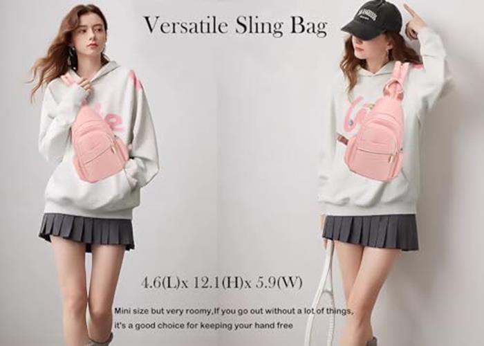 Small Sling Bag for Women Mini Backpack Sling Backpack Convertible Small  2