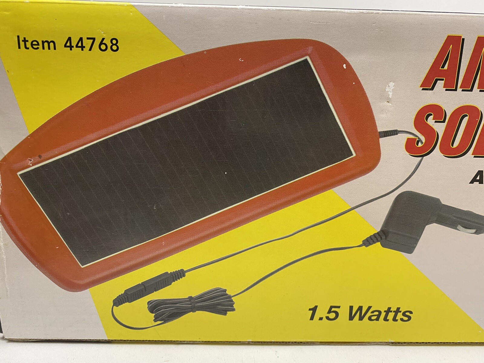 New Amorphous 44768 Silicon Solar Panel 12 Volt With Auto Lighter Adapter gallery