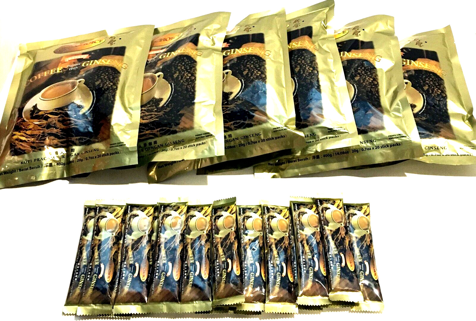 Gold Choice Instant Ginseng Coffee 20 Sticks x 20g ( Pack of 6 )~5/05/2026 gallery