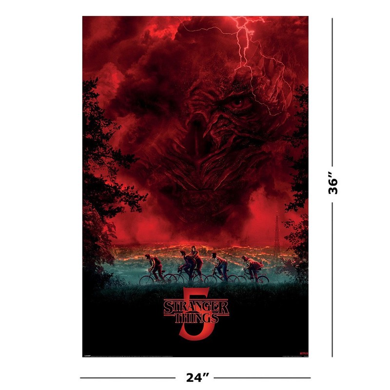 Stranger Things - Seasons 1, 2, 3, 4 & 5 - TV Show Poster Set (Regular Styles 4) gallery