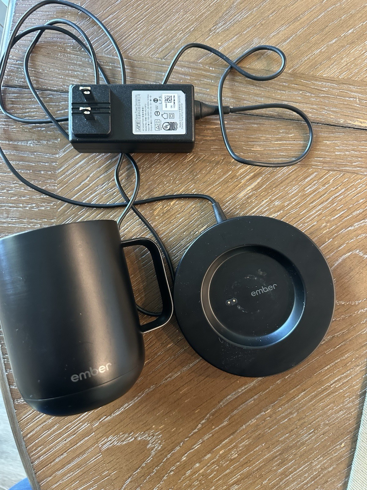 Ember smart mug black with coaster and charger gallery