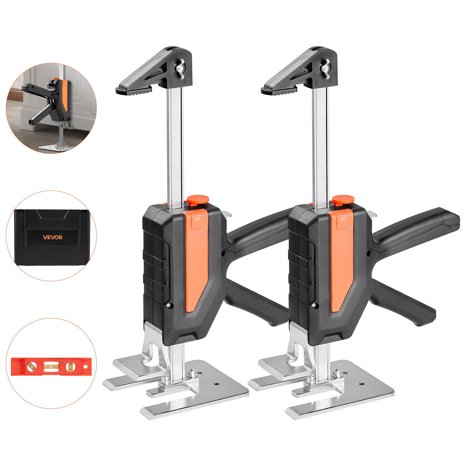 VEVOR Labor Saving Arm Jack 2PCS 440lbs Capacity 2 Modes Lifting up to 7.7"Black gallery