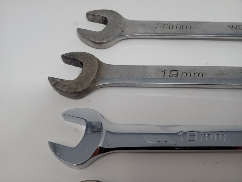 Icon Ratcheting Combination Wrench 7 Pc Set 14-19mm + 21mm Non Ratcheting gallery
