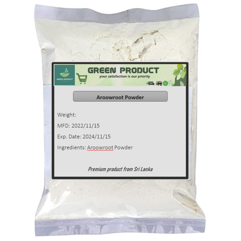 Arrowroot powder | Ceylon Organic Thickening Strach Agent Healthy Natural Flour gallery