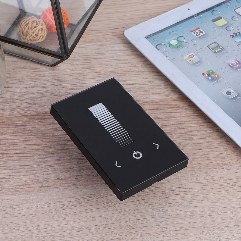 Wall Switch 12-24V Touch Panel Dimmer Controller Fr Single Color LED Strip Black gallery