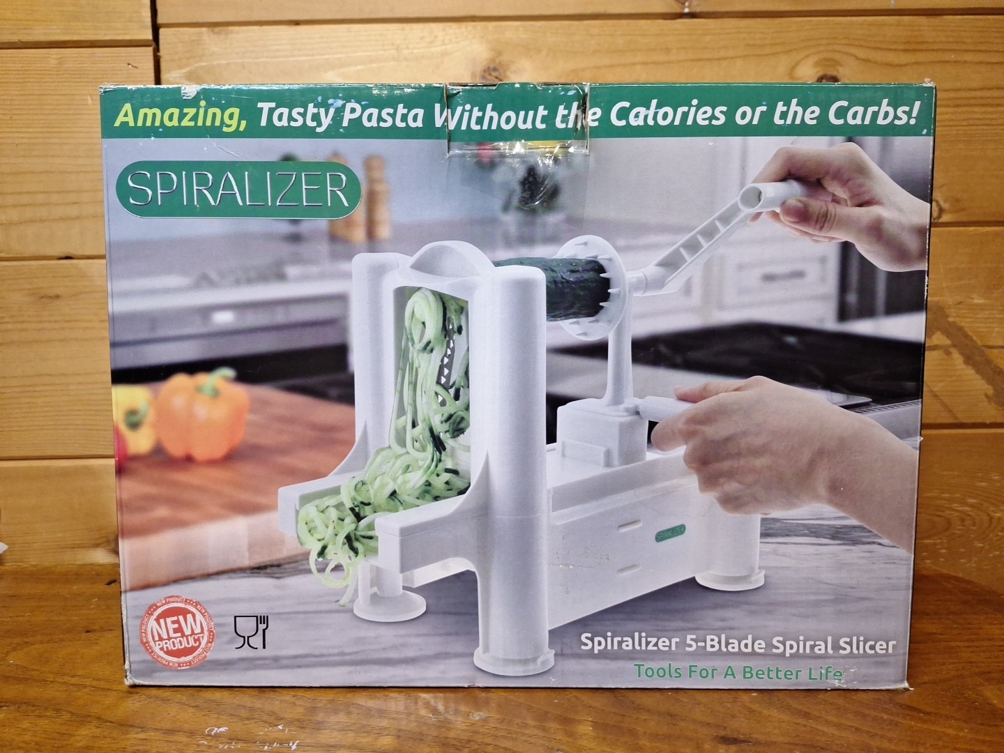 Spiralizer Vegetable Pasta Noodles Onion Rings Curly Fries Spiral Slicer 5 Blade gallery