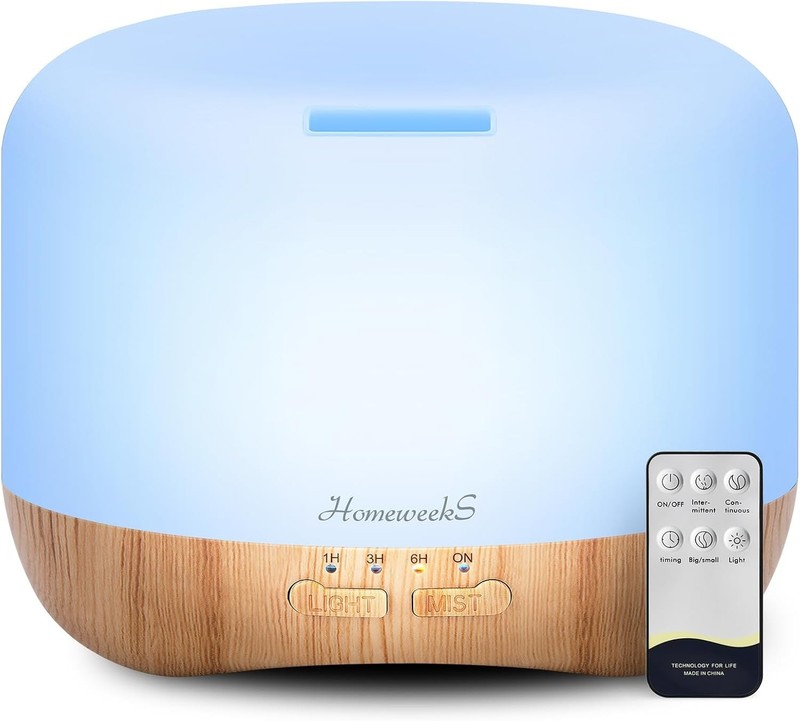 300ml Aroma Diffuser with Timer & LED Light - Perfect for Sleep & Relaxation gallery