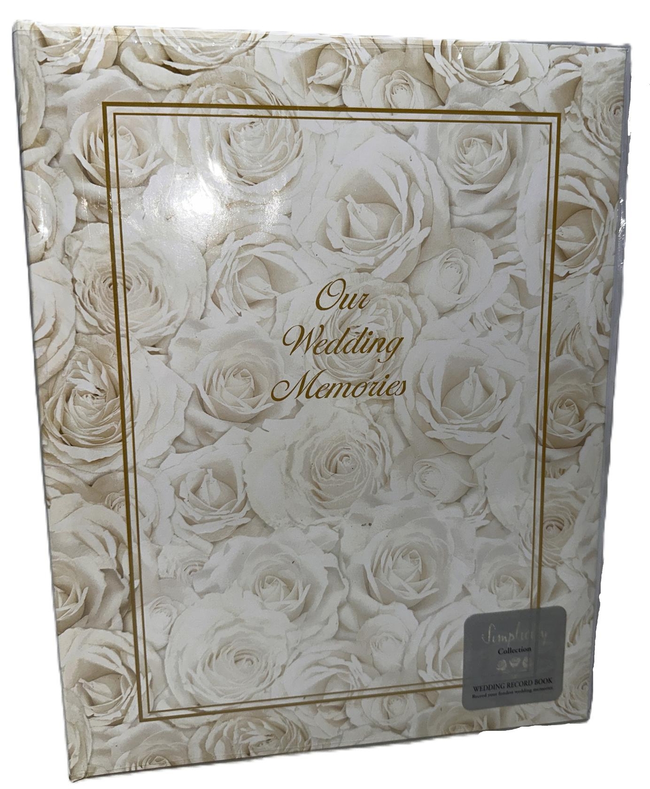 Simplicity White Roses Wedding Record Book 442424 "Our Wedding Memories" gallery